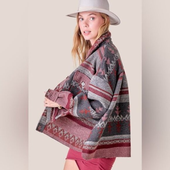 La Miel Eldora Aztec Jacket - Picture 3 of 6